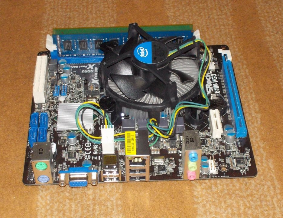 Asrock h61m vg3 подключение