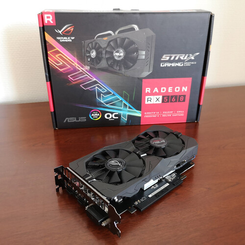 Asus rx 560 4gb rog strix разгон