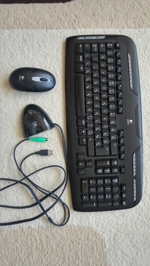 Клавиатура logitech cordless desktop ex110 как подключить