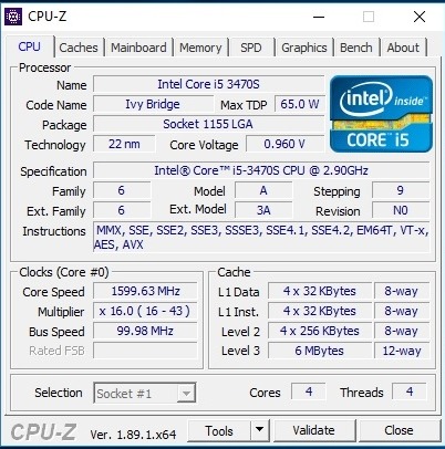 Intel core i5 3470s что означает s