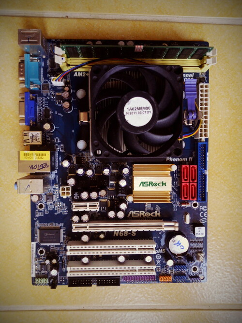 Asrock phenom 2 подключение