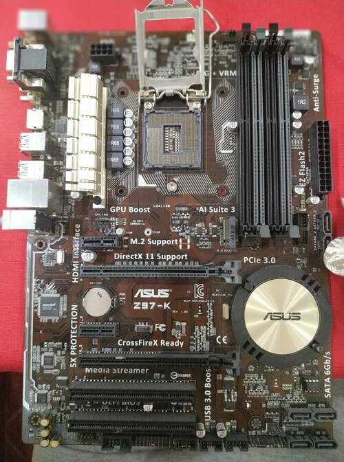 Z97 k asus не запускается