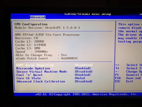 Как разогнать процессор amd fx 6350 six core processor через биос