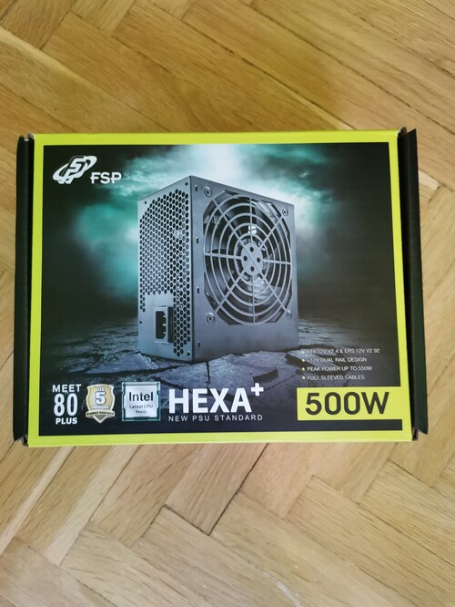 Fsp hexa 500w tápegység