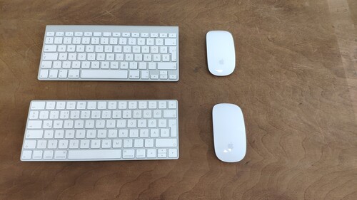 wireless apple mouse and keyboard