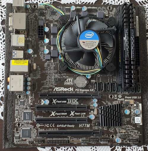 H77m asrock не запускается