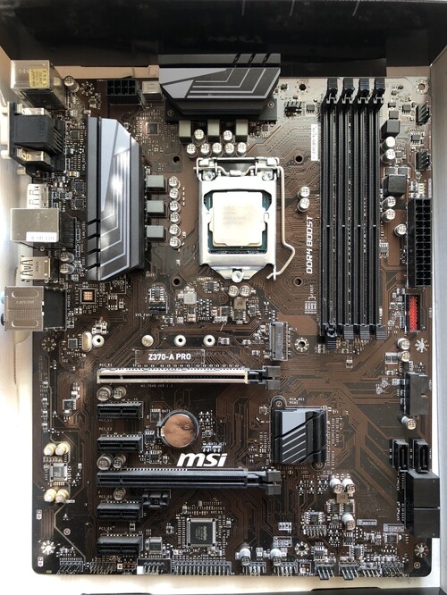 Разгон 8700k на msi z370