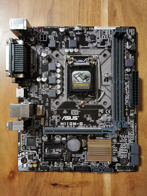 Asus h110m d разгон