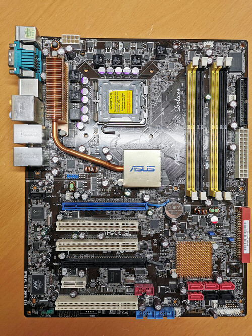 Asus p5b deluxe подключение