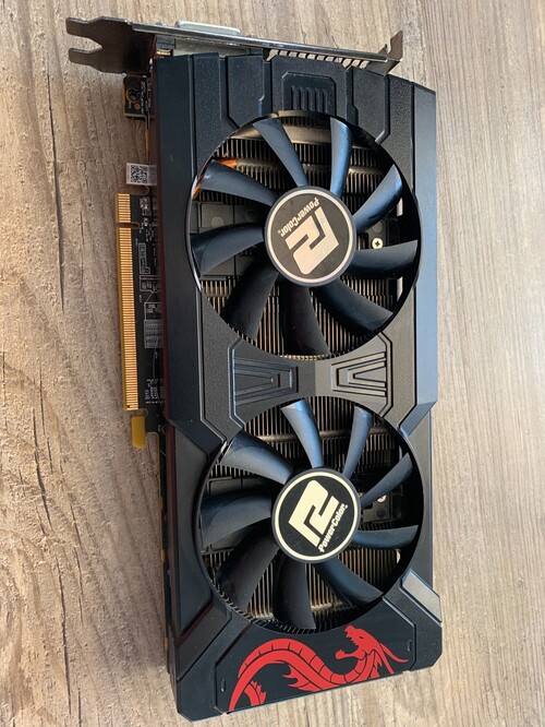 Powercolor rx570 замена вентилятора