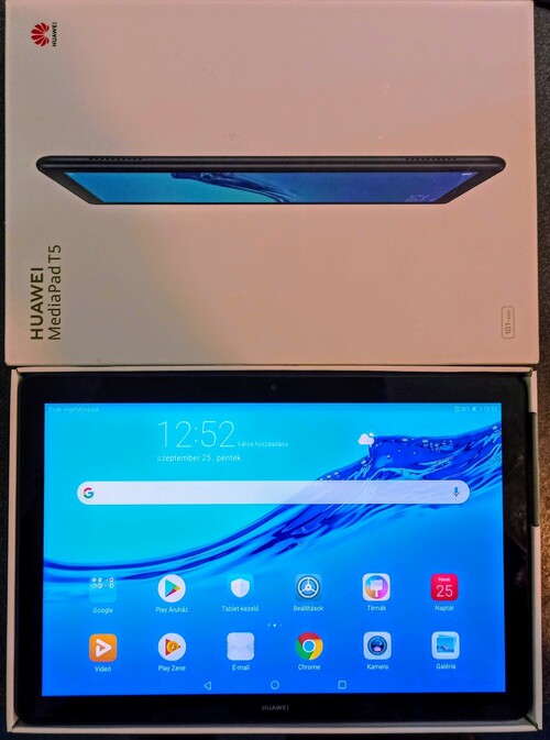 Huawei MediaPad T5 10" 32GB wifi + sim független új állapotban 2 hónap