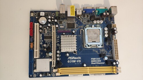 Какие процессоры поддерживает материнская плата asrock g31m vs